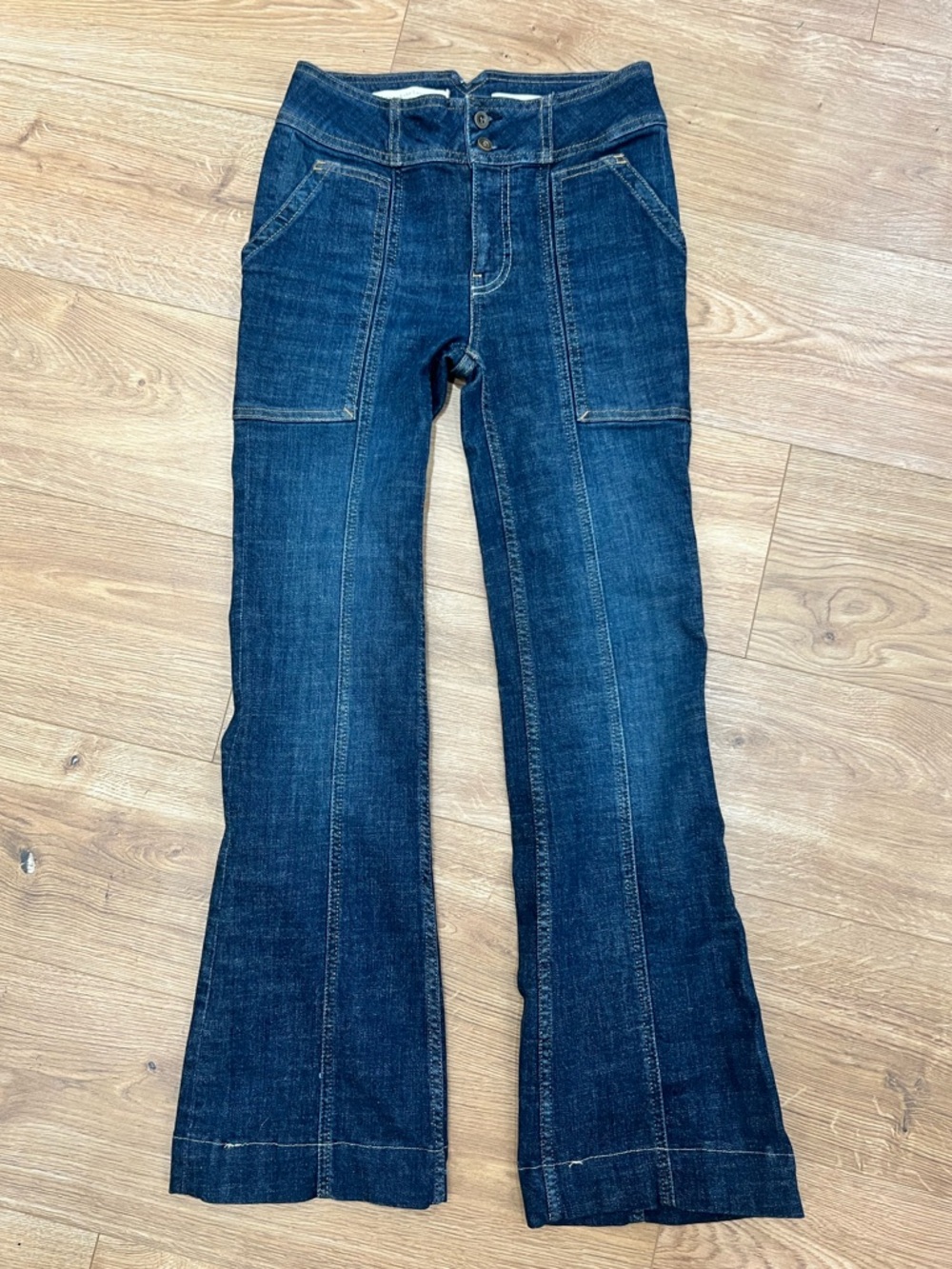 Anthropologie Pilcro & the Letterpress Sz 26 High Rise Trouser Bootcut Jeans - Picture 4 of 14